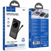 Портативний ЗП Power Bank Hoco Q29 Nobility 22.5W+PD20W + Lightning 10000 mAh Black