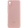 Чехол Silicone Cover Lakshmi Full Camera (AAA) with Logo для Xiaomi Redmi 9A Розовый / Pink Sand