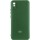 Чехол Silicone Cover Lakshmi Full Camera (AAA) with Logo для Xiaomi Redmi 9A Зеленый / Cyprus Green