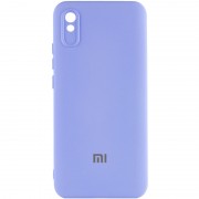 Чехол Silicone Cover Lakshmi Full Camera (AAA) with Logo для Xiaomi Redmi 9A Сиреневый / Dasheen
