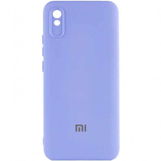 Чехол Silicone Cover Lakshmi Full Camera (AAA) with Logo для Xiaomi Redmi 9A Сиреневый / Dasheen