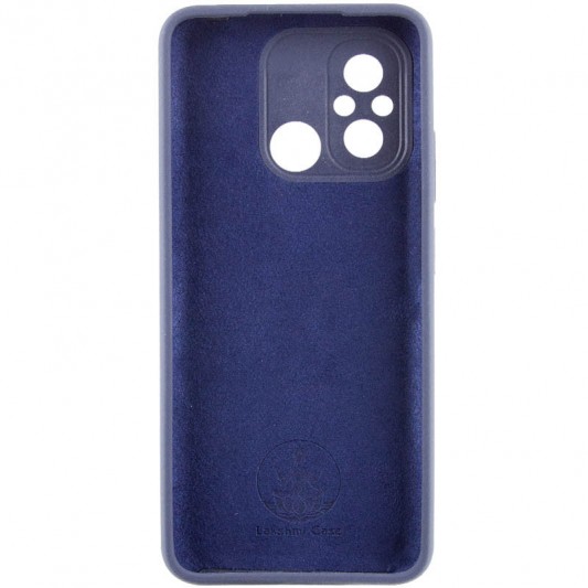 Чехол Silicone Cover Lakshmi Full Camera (AAA) with Logo для Xiaomi Redmi 12C Темно-синий / Midnight blue - изображение 1