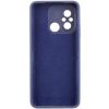 Чехол Silicone Cover Lakshmi Full Camera (AAA) with Logo для Xiaomi Redmi 12C Темно-синий / Midnight blue