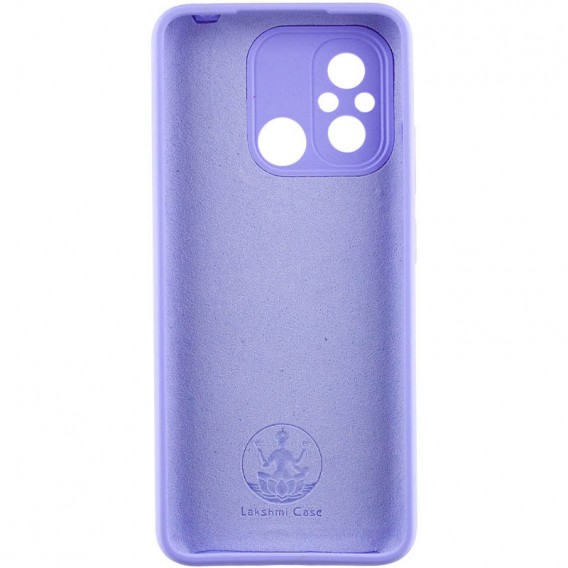Чохол Silicone Cover Lakshmi Full Camera (AAA) with Logo для Xiaomi Redmi 12C Бузковий / Dasheen