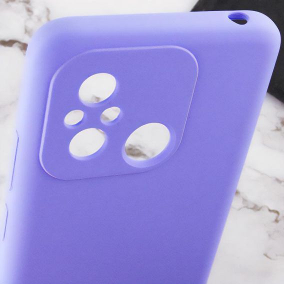 Чохол Silicone Cover Lakshmi Full Camera (AAA) with Logo для Xiaomi Redmi 12C Бузковий / Dasheen