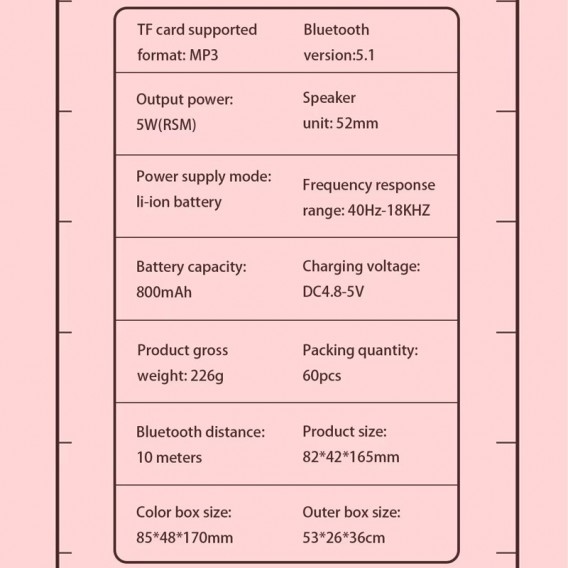 Караоке Мікрофон-колонка X3 White