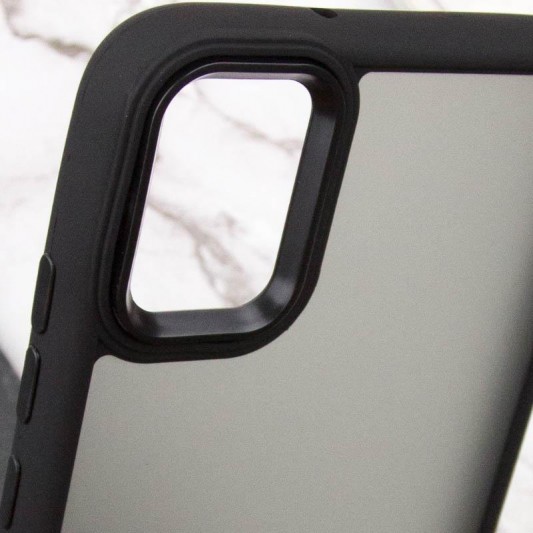 Чохол TPU+PC Lyon Frosted для Samsung Galaxy A51 Black - зображення 4 