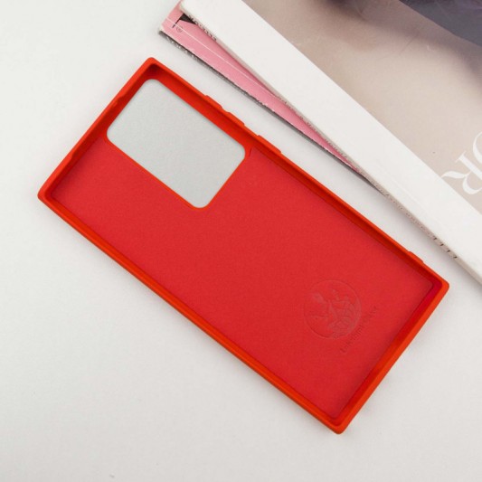Чохол Silicone Cover Lakshmi (AA) для Samsung Galaxy S21 Ultra Червоний / Red - зображення 2 