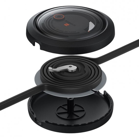 Дата кабель Baseus Free2Draw Retractable Crystal Fast Charging 3in1 100W (1.1m) (P10368700111-03) Cluster Black