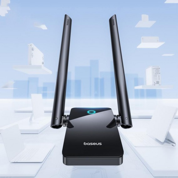 WiFi адаптер Baseus FastJoy Series 1300Mbps (External Antenna) (B01317600111-05) Cluster Black