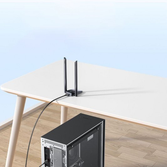 WiFi адаптер Baseus FastJoy Series 1300Mbps (External Antenna) (B01317600111-05) Cluster Black - изображение 7