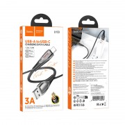 Дата кабель Hoco U133 Monte USB to Type-C (1.2m) Black