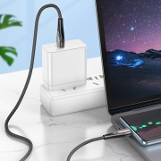 Дата кабель Hoco U133 Monte USB to Type-C (1.2m) Black