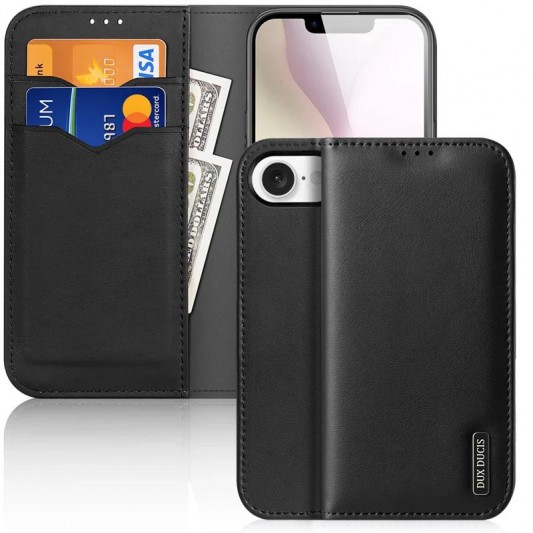 Чохол-книжка Dux Ducis Hivo для Apple iPhone 16e (6.1") Black - зображення 1 