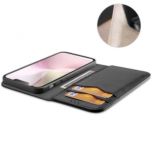 Чохол-книжка Dux Ducis Hivo для Apple iPhone 16e (6.1") Black - зображення 2 