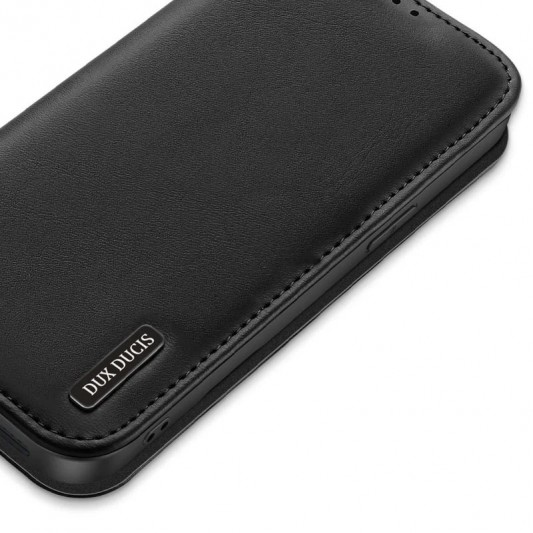 Чохол-книжка Dux Ducis Hivo для Apple iPhone 16e (6.1") Black - зображення 3 