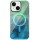 Чохол TPU Shiny Mountain (MagFit) для Apple iPhone 14 / 13 (6.1") Green / Blue