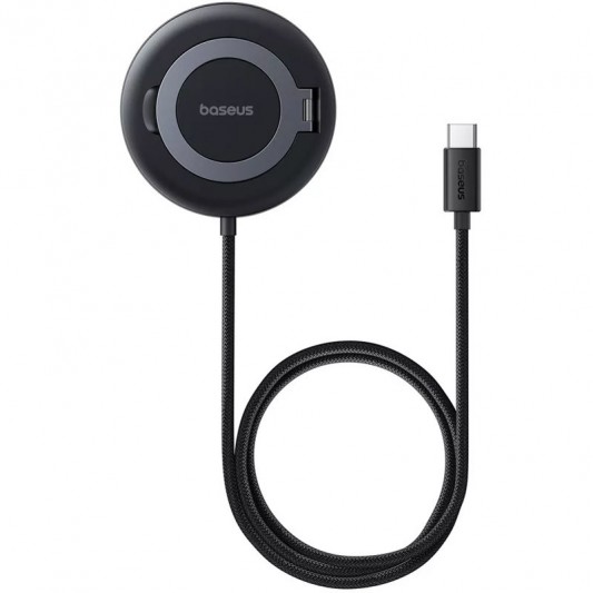 БЗП Baseus Simple Mini4 Qi2 15W (P10273300121-0) Cosmic Black - зображення 1 