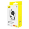 Дата кабель Baseus Free2Draw Retractable Crystal Fast Charging Type-C to 3in1 100W (1.1m) (P1036800) Cluster Black