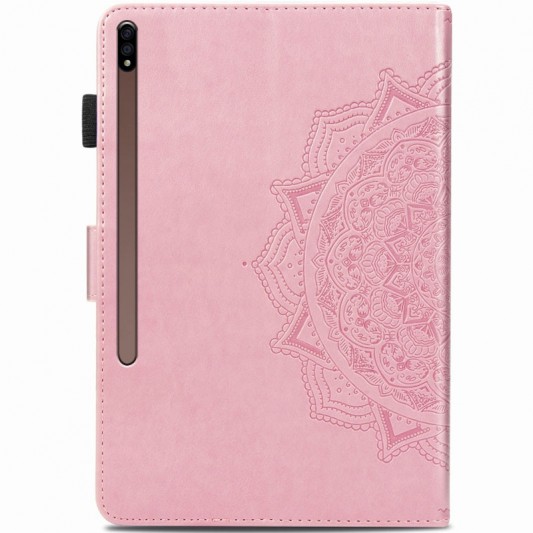 Кожаный чехол Art Case с визитницей для Samsung Galaxy Tab S7+ Розовый - изображение 1