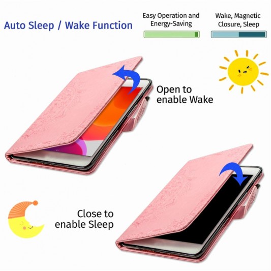Кожаный чехол Art Case с визитницей для Samsung Galaxy Tab S7+ Розовый - изображение 3
