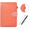 Шкіряний чохол Art Case з візитницею для Samsung Galaxy Tab S7+ Помаранчевий