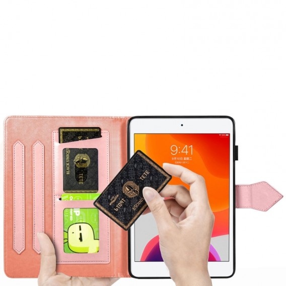 Шкіряний чохол Art Case з візитницею для Samsung Galaxy Tab S7+ Помаранчевий