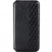 Кожаный чехол-книжка GETMAN Cubic (PU) для Samsung Galaxy A32 4G Черный