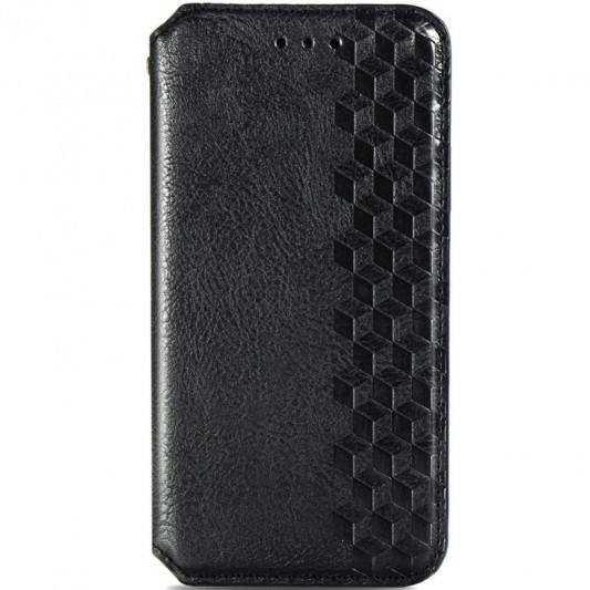 Кожаный чехол-книжка GETMAN Cubic (PU) для Samsung Galaxy A32 4G Черный