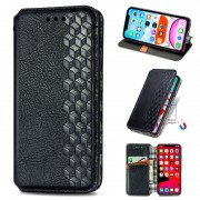 Кожаный чехол-книжка GETMAN Cubic (PU) для Samsung Galaxy A32 4G Черный