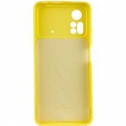 Чехол Silicone Cover Lakshmi Full Camera (A) для Xiaomi Poco X4 Pro 5G Желтый / Flash