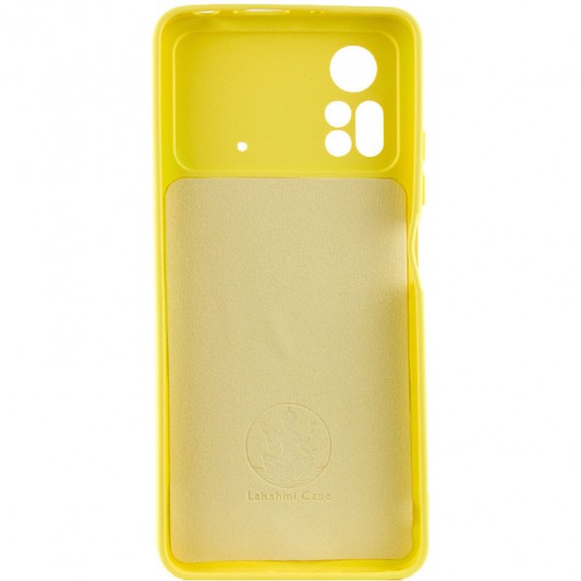 Чехол Silicone Cover Lakshmi Full Camera (A) для Xiaomi Poco X4 Pro 5G Желтый / Flash - изображение 1