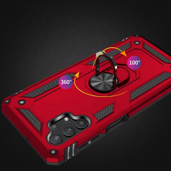 Ударостійкий чохол Serge Ring for Magnet для Samsung Galaxy A13 4G Червоний