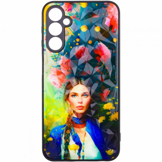 TPU+PC чехол Prisma Ladies для Samsung Galaxy M23 5G / M13 Peonies - изображение 1