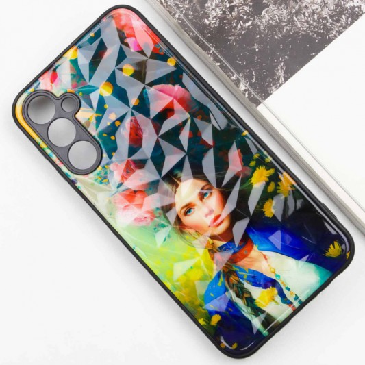 TPU+PC чехол Prisma Ladies для Samsung Galaxy M23 5G / M13 Peonies - изображение 2