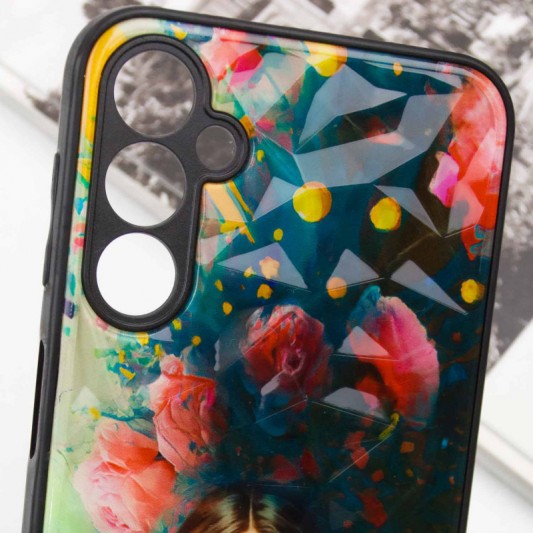 TPU+PC чехол Prisma Ladies для Samsung Galaxy M23 5G / M13 Peonies - изображение 4