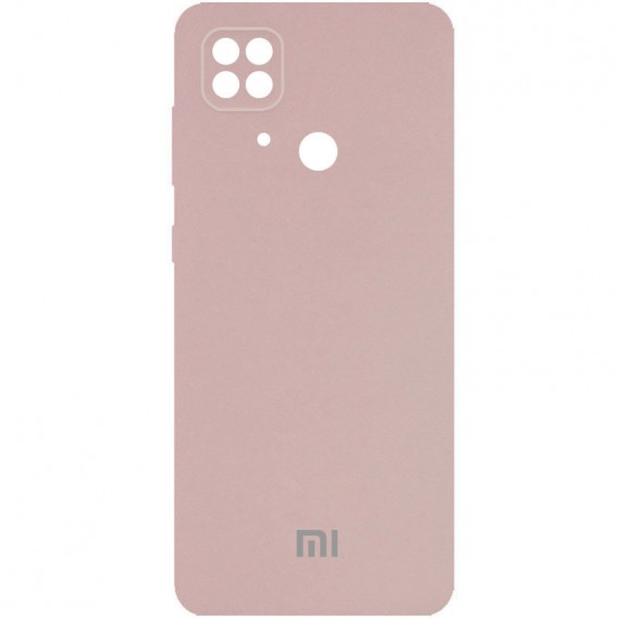 Чохол Silicone Cover Full Camera (AA) для Xiaomi Redmi 10C Рожевий / Pink Sand