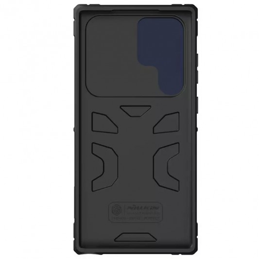 TPU+PC чехол Nillkin CamShield Adventurer Pro (шторка на камеру) для Samsung Galaxy S23 Ultra Interstellar Blue - изображение 3