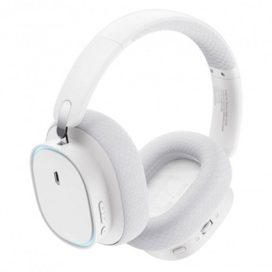 Накладные беспроводные наушники Baseus AeQur GH02 Gaming (A00050800) Moon White - изображение 1