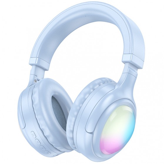 Накладные беспроводные наушники Hoco W48 Focus Blue