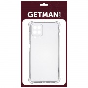TPU чохол GETMAN Ease logo посилені кути Full Camera для Samsung Galaxy M53 5G Безбарвний (прозорий)