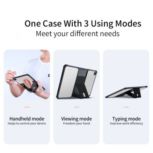 TPU+PC чехол Xundd Stand c усиленными углами для Samsung Galaxy Tab A9 (8.7'') Черный - изображение 2