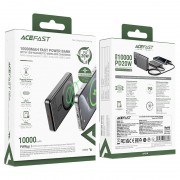 Портативний ЗП Power Bank Acefast M12 PD20W з БЗП 10000 mAh Black