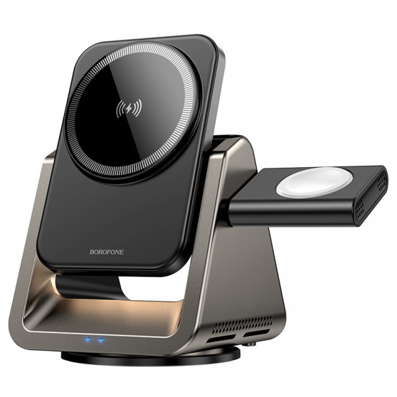 БЗП BOROFONE BQ30 Wide 3in1 15W Metal gray