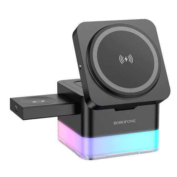 БЗП BOROFONE BQ34 Square 3in1 15W Black
