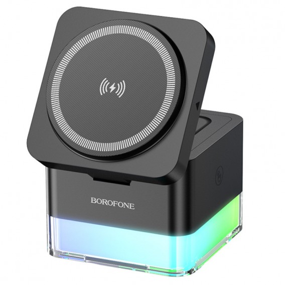 БЗП BOROFONE BQ34 Square 3in1 15W Black