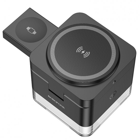 БЗП BOROFONE BQ34 Square 3in1 15W Black