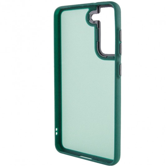 Чехол TPU+PC Lyon Frosted для Samsung Galaxy S22 Green - изображение 2