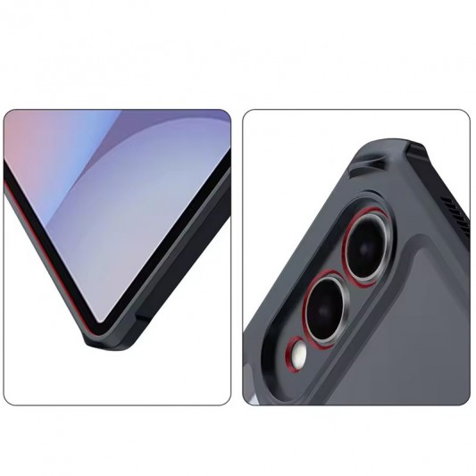 TPU+PC чехол Xundd Stand c усиленными углами для Samsung Galaxy Tab S10+ / S9+ (12.4") Черный - изображение 3