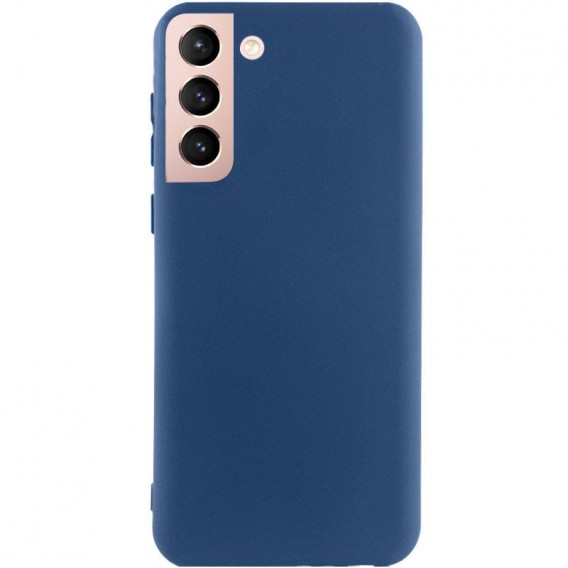 Чохол Silicone Cover Lakshmi (AA) для Samsung Galaxy S21 Синій / Navy Blue